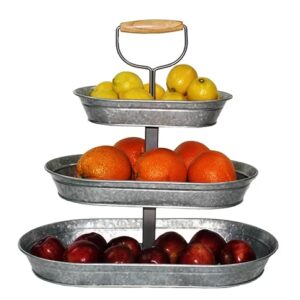 Rustic 3 Tier Stand Serving Tray | Grand Tents & Events