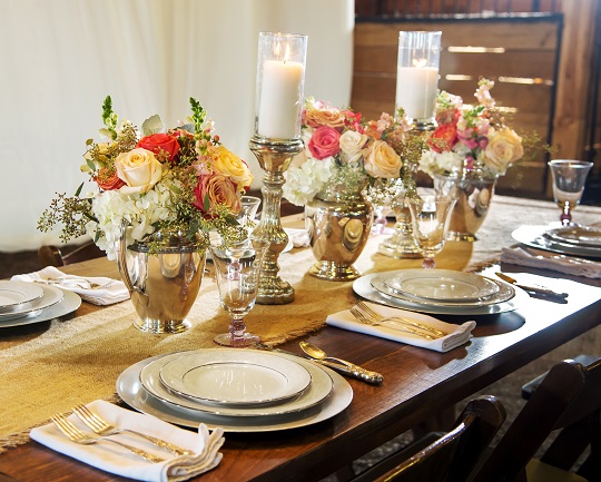 Gold Flatware Rental Nashville - Grand Central Party