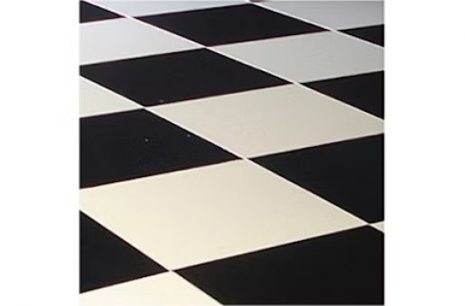 Black White Checkerboard Dance Floor
